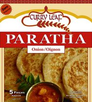 Paratha prêt à cuire à l'oignon de Curry Leaf