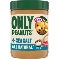 Kraft Only Peanuts All Natural Peanut Butter with Sea Salt